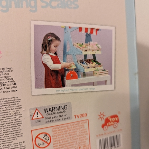 New Le Toy Van Weighing Scale wooden toy educational apple toddler infant - Picture 7 of 7